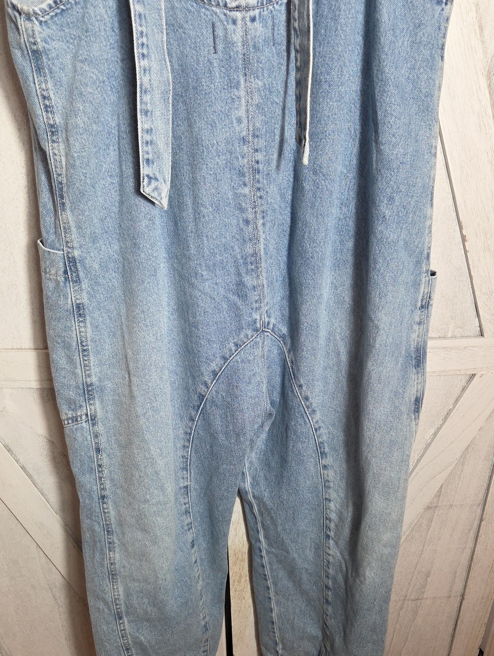 We The Free 100% Cotton Capri Overalls Size S - Picture 6 of 13